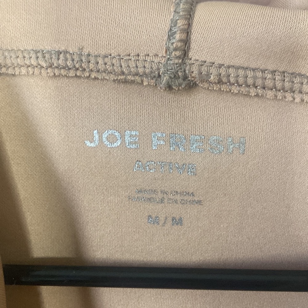 Joe Fresh - Women’s Hoodie - Dusty Peach & Grey - Size US M - Picture 2 of 4